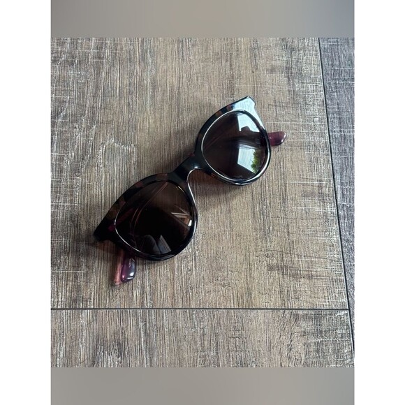 Nifties women’s sunglasses violet medium tortoise shell rim cat eye 46-22-140 main image 7